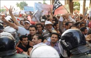 جرحى بصفوف متظاهرين مغاربة طالبوا بمقاطعة الانتخابات
