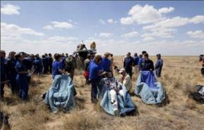 هبوط مركبة الفضاء الروسية 