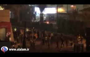  اشتباکات في البحرين بعد مسيرة البراءة من أميركا