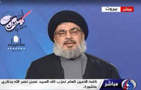 نصر الله يطالب العرب بالضغط على الاحتلال ويشيد بموقف مصر