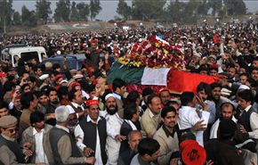 تشييع جنازة نائب رئيس حكومة إقليم خيبر في بيشاور
