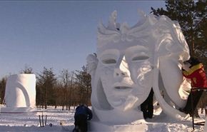جشنواره مجسمه های برفی در چین