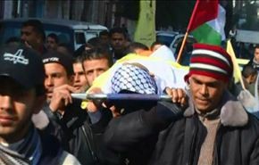 تشييع شهيد قضى برصاص الاحتلال في قطاع غزة
