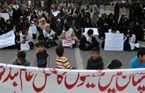 تظاهرات پاکستانی‌ها در کویته برای دومین روز پیاپی