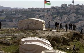 یورش صهیونیست‌ها به خیمه‌‌گاه  فلسطینی‌ها در قدس
