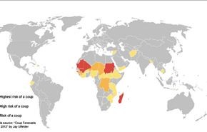 کودتا در انتظار 30 کشور جهان