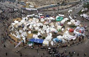 تجمع مخالفان دولت مصر در میدان التحریر