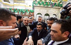 صحنه هایی از استقبال گرم مصری ها از احمدی نژاد