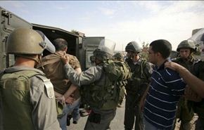 بازداشت 124 فلسطيني در یک هفته