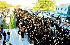 تصاویری معنا دار از حماسه زنان انقلابی بحرین