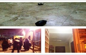 صحنه‌ای از شلیک گاز داخل منازل در بحرین
