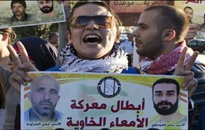 استمرار فعاليات دعم الاسرى الفلسطينيين المضربين