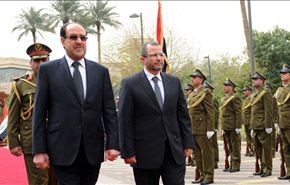 المالكي وقنديل يشددان على حل ازمة سوريا سياسيا