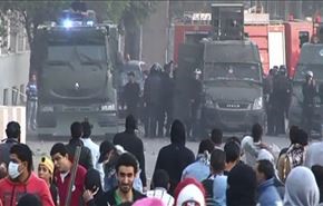 درگیری مردم و نیروهای امنیتی در قاهره