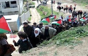 الفلسطينيون يحيون ذكرى يوم الارض