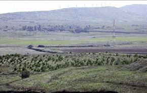 سقوط قذيفة مورتر في مرتفعات هضبة الجولان