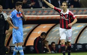 تعادل بين ميلان ونابولي يمنح فرصة الابتعاد ليوفنتوس