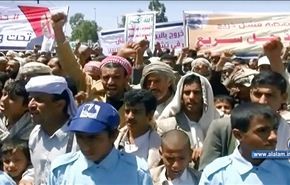 تظاهرات في صعدة تطالب بتشكيل حكومة انقاذ