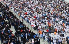 تصاویر تجمع گسترده بحرینی‌ها در پایتخت
