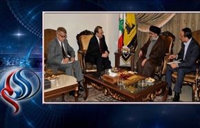 معاون وزیرخارجه روسیه با دبیرکل حزب الله دیدارکرد