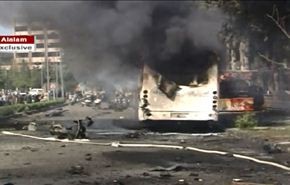 تفجيرات دمشق الارهابية ونجاة رئيس الوزراء + صور