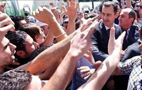 اسد از یادمان شهدا در دانشگاه دمشق پرده برداشت