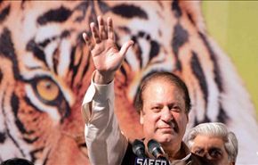 شريف يعلن فوز حزبه في الانتخابات الباكستانية