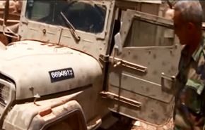 کشف خودروی نظامی رژیم صهیونیستی در سوریه