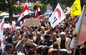 احتجاجات بتونس تطالب بإعادة العلاقات مع سوريا