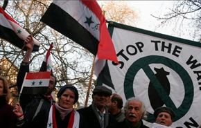 مردم انگلیس با تسلیح تروریست ها در سوریه مخالفند