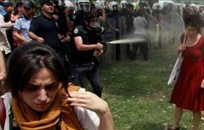 تصویر دختری که آغازگر قیام در ترکیه شد