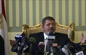 مرسي : مصر به توافقنامه کمپ دیوید پایبند است