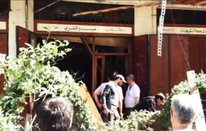 نخستین تصاویر از انفجار مقابل کلیسای دمشق