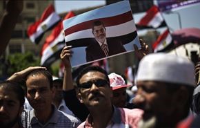 جبرئیل را طرفداران مرسی در قاهره دیدند+ ویدئو