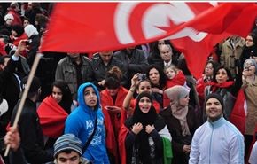تظاهرات تونسی ها در اعتراض به رابطه با اسرائیل