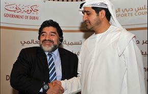 تجديد عقد مارادونا سفيراً للرياضة في دبي