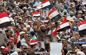 انصار مرسي يحتشدون بميدان رابعة العدوية