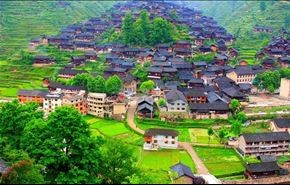 روستای چینی که بیشتر شبیه نقاشی است