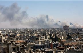 فیلم؛ انفجار در یک انبار مهمات در حمص