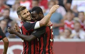 ميلان يعاني رغم تغلبه على ساو باولو في كأس أودي