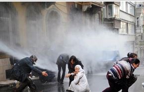 پلیس ترکیه بازهم با تظاهرکنندگان درگیر شد