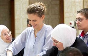 عکس های جدید از همسر بشار اسد در سوریه