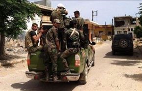 ارتش سوریه در تعقیب تروریست‌ها در حومه حلب