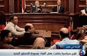 بالفيديو..قوى مصرية ترفض مواداً بمسودة الدستور الجديد