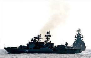 ناوگان دریایی روسیه وارد مدیترانه شد
