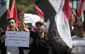 اليسار الفلسطيني يرفض العدوان على سوريا في فيديو