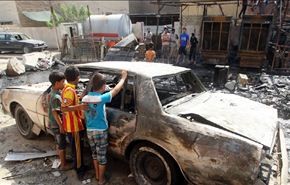 إعتداء آخر وسقوط عشرات الضحايا بسوق شعبي غرب بغداد