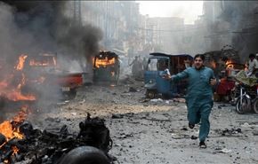 نخستین تصاویر از انفجار مهیب در پیشاور پاکستان