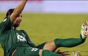 بالفيديو..اصابة مروعة يتعرض لها لاعب إيراني بقطر