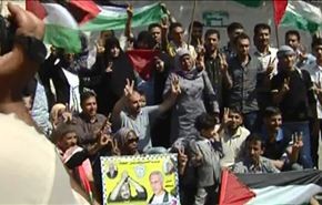 وقفة احتجاجية في غزة تضامنا مع الأسرى الفلسطينيين
